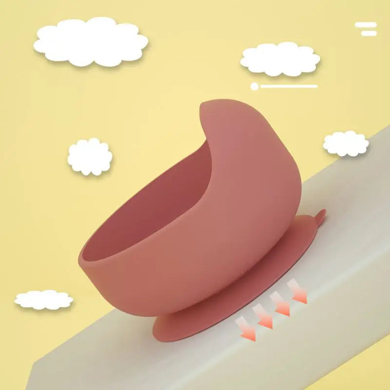 Tigela de Alimentação para Bebé com Ventosa | Silicone Anti-Derrapante | Refeições Limpas e Seguras