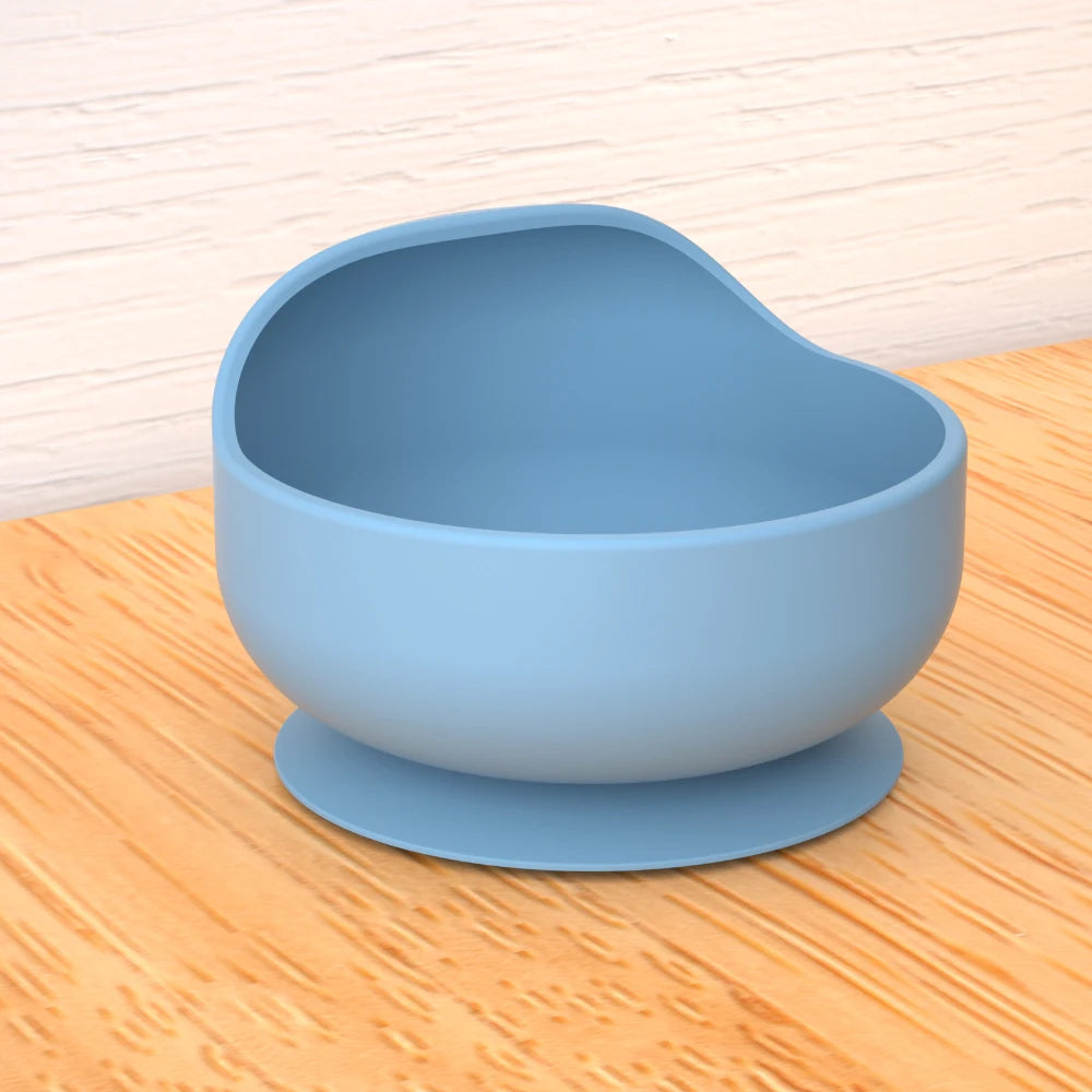 Tigela de Alimentação para Bebé com Ventosa | Silicone Anti-Derrapante | Refeições Limpas e Seguras