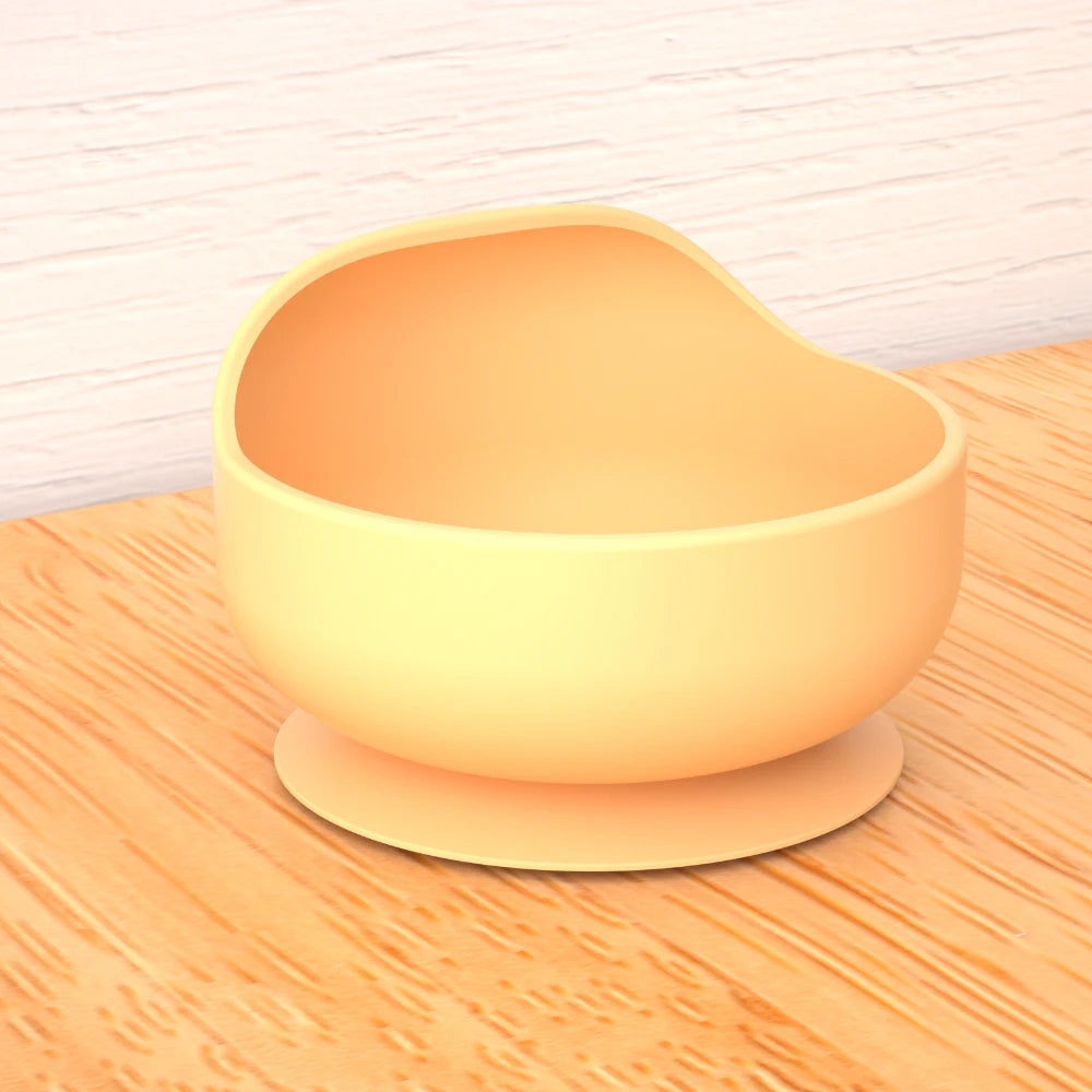 Tigela de Alimentação para Bebé com Ventosa | Silicone Anti-Derrapante | Refeições Limpas e Seguras