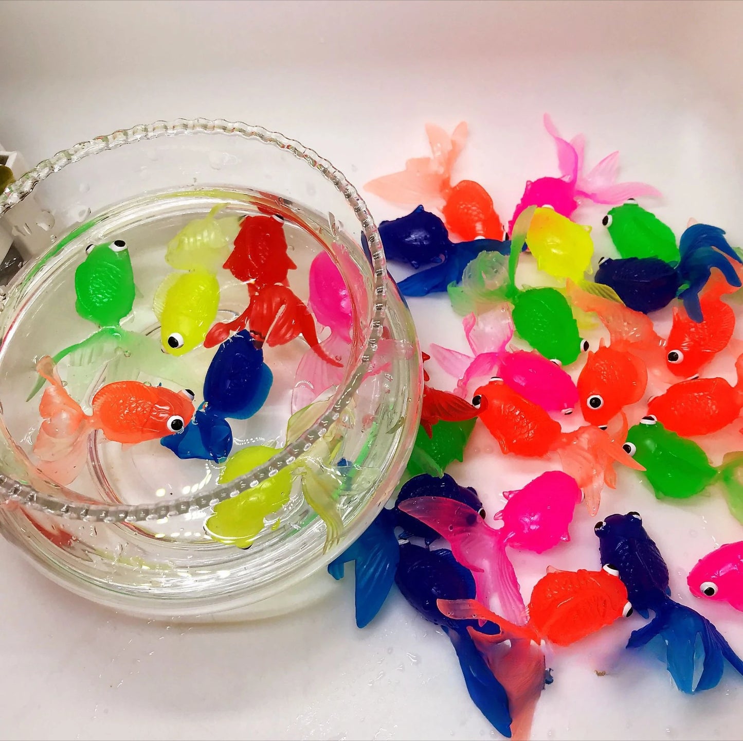 Kit de Pesca no Banho: Animais Marinhos e Rede