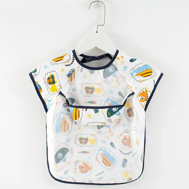 Babador de Alimentação com Manga Longa e Impermeável