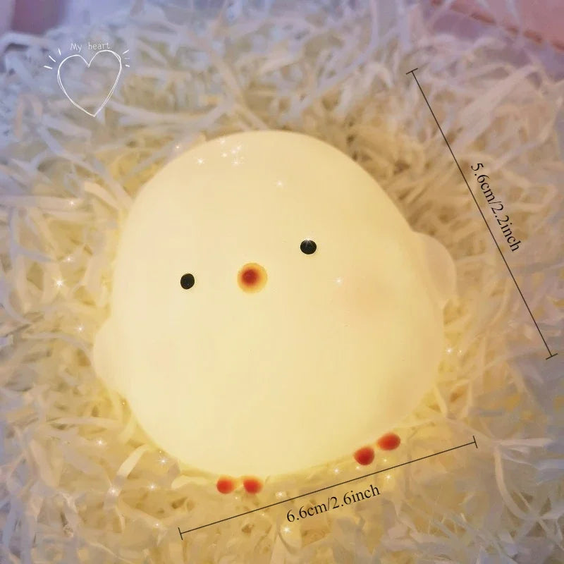 Luz de Presença LED para Cabeceira | Desenho Animado e Decorativa | Ideal para Quarto Infantil