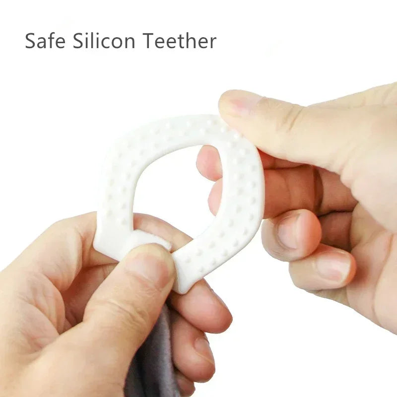 Doudou Peluche para Bebé | Cobertor de Conforto Coelho/Elefante