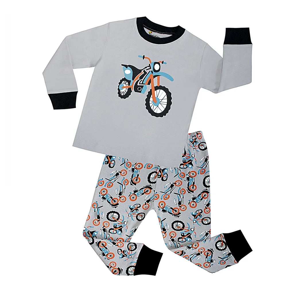 Pijama de Motociclo para Bebé Menino | 1-2 Anos | Conforto & Diversão