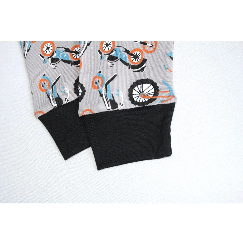 Pijama de Motociclo para Bebé Menino | 1-2 Anos | Conforto & Diversão