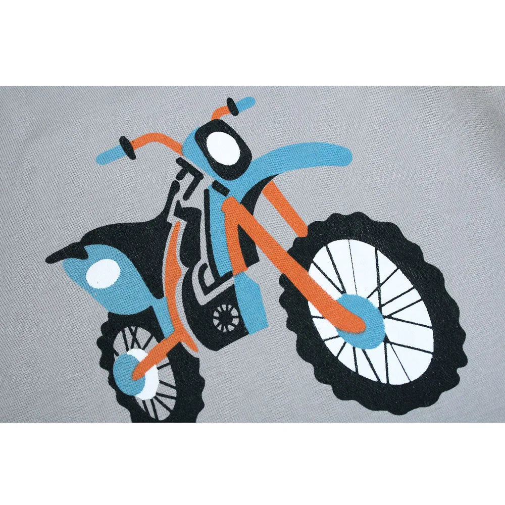 Pijama de Motociclo para Bebé Menino | 1-2 Anos | Conforto & Diversão